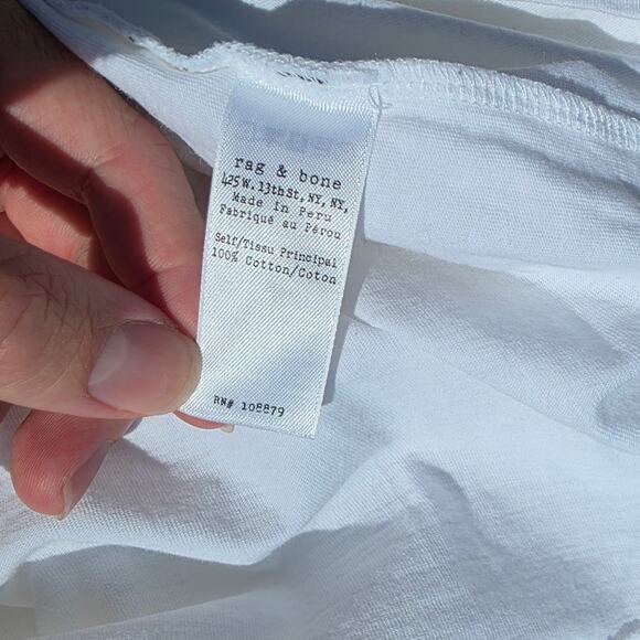 Rag & Bone Leg Camo Box Logo T-Shirt - Picture 5 of 6